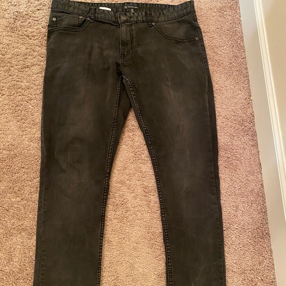 Men faded black Stockholm Skinny Fit jeans”I.N.C”